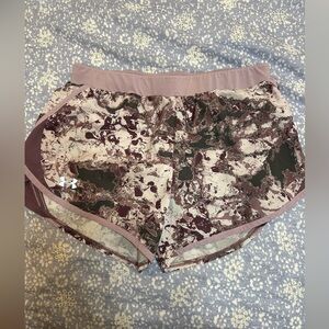 Under Armour Purple and White HeatGear Shorts